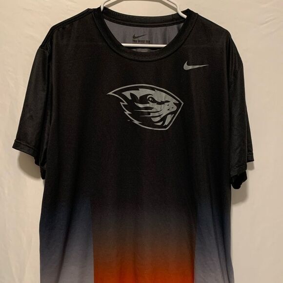 Oregon State Beavers Dri-Fit The Nike Tee Jersey - Picture 2 of 9
